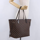LOUIS VUITTON Damier Ebene Neverfull MM Tote Bag N51105 LV Auth 204128V-33