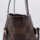LOUIS VUITTON Damier Ebene Neverfull MM Tote Bag N51105 LV Auth 204128V-4