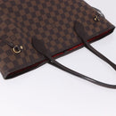 LOUIS VUITTON Damier Ebene Neverfull MM Tote Bag N51105 LV Auth 204128V-14