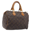 LOUIS VUITTON Monogram Speedy 25 Hand Bag M41528 LV Auth 204134-1