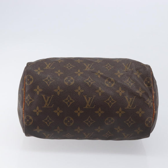 LOUIS VUITTON Monogram Speedy 25 Hand Bag M41528 LV Auth 204134
