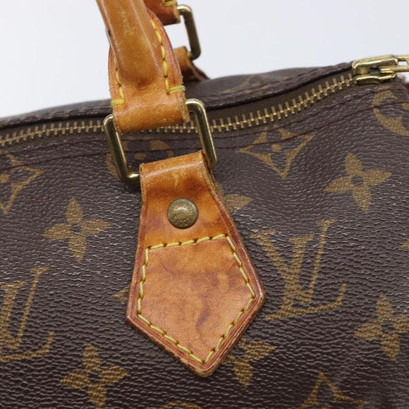 LOUIS VUITTON Monogram Speedy 25 Hand Bag M41528 LV Auth 204134