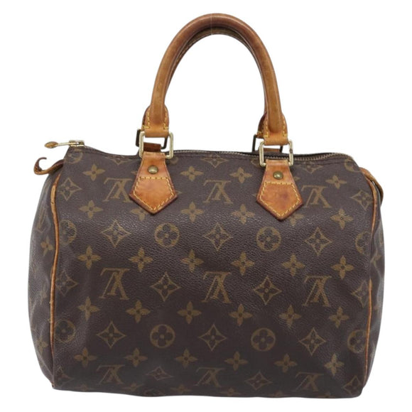 LOUIS VUITTON Monogram Speedy 25 Hand Bag M41528 LV Auth 204134