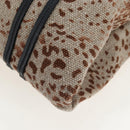 Chloe Hand Bag Canvas Beige Gold Auth 204138A-11