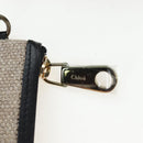 Chloe Hand Bag Canvas Beige Gold Auth 204138A-17