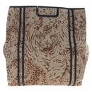 Chloe Hand Bag Canvas Beige Gold Auth 204138A-2