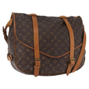 LOUIS VUITTON Monogram Saumur 43 Shoulder Bag M42252 LV Auth 204139-1