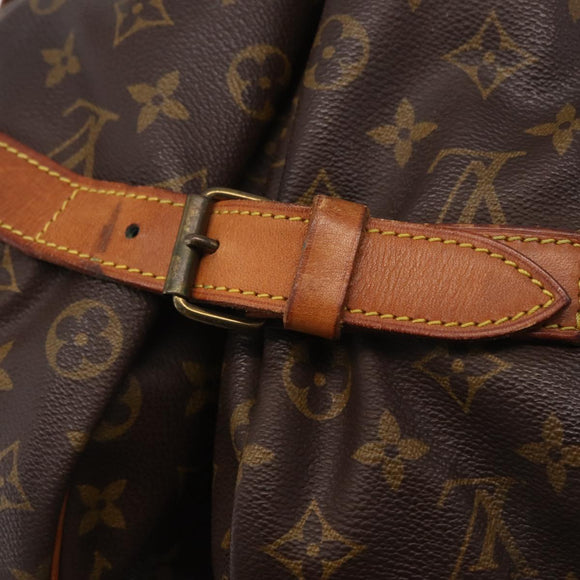 LOUIS VUITTON Monogram Saumur 43 Shoulder Bag M42252 LV Auth 204139