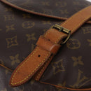 LOUIS VUITTON Monogram Saumur 43 Shoulder Bag M42252 LV Auth 204139-21
