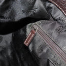 GUCCI GG Canvas Guccissima Shoulder Bag Leather Brown Gold 211933 Auth 204140V-22