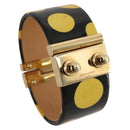 LOUIS VUITTON Vernis Infinity Dot Bracelet Yayoi Kusama Black LV Auth 204141V-1