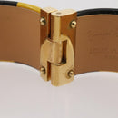 LOUIS VUITTON Vernis Infinity Dot Bracelet Yayoi Kusama Black LV Auth 204141V-14