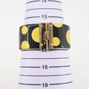 LOUIS VUITTON Vernis Infinity Dot Bracelet Yayoi Kusama Black LV Auth 204141V-15