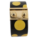 LOUIS VUITTON Vernis Infinity Dot Bracelet Yayoi Kusama Black LV Auth 204141V-13