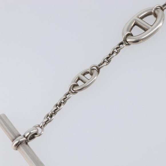 HERMES Farandole ST Bracelet Ag925 Silver Auth 204142M