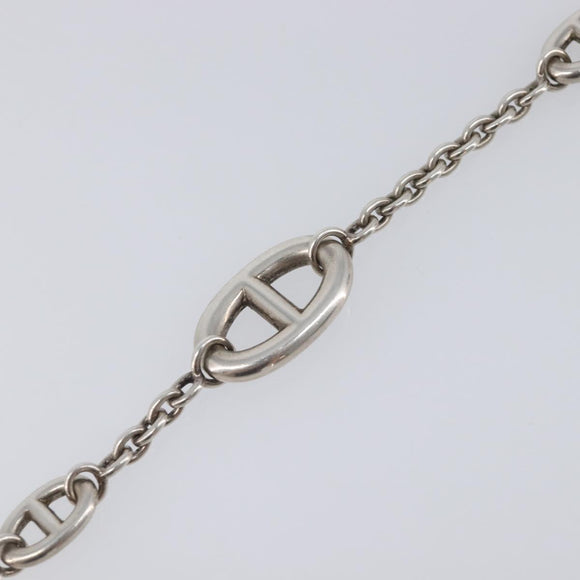 HERMES Farandole ST Bracelet Ag925 Silver Auth 204142M
