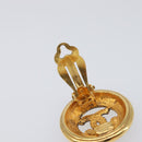 CHANEL Earring Metal Gold Tone CC Auth 204143V-11