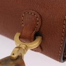 GUCCI Bamboo Hand Bag Leather Brown Gold 000 46 0188 Auth 204148V-19
