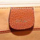 GUCCI Bamboo Hand Bag Leather Brown Gold 000 46 0188 Auth 204148V-26