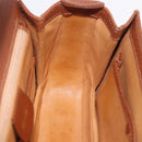 GUCCI Bamboo Hand Bag Leather Brown Gold 000 46 0188 Auth 204148V-27