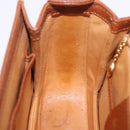 GUCCI Bamboo Hand Bag Leather Brown Gold 000 46 0188 Auth 204148V-28