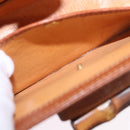 GUCCI Bamboo Hand Bag Leather Brown Gold 000 46 0188 Auth 204148V-32