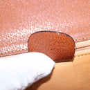 GUCCI Bamboo Hand Bag Leather Brown Gold 000 46 0188 Auth 204148V-11