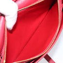 PRADA Chain Wallet Shoulder Bag Safiano leather Red Gold Auth 204149V-10