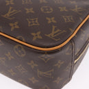 LOUIS VUITTON Monogram Trouville Hand Bag M42228 LV Auth 204150V-19