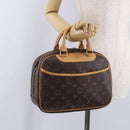 LOUIS VUITTON Monogram Trouville Hand Bag M42228 LV Auth 204150V-28