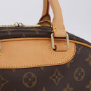 LOUIS VUITTON Monogram Trouville Hand Bag M42228 LV Auth 204150V-3