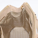 PRADA Galleria Hand Bag Saffiano 2way Beige Gold Auth 204152A-21