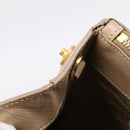 PRADA Galleria Hand Bag Saffiano 2way Beige Gold Auth 204152A-11