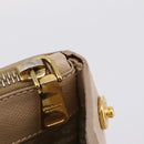 PRADA Galleria Hand Bag Saffiano 2way Beige Gold Auth 204152A-24