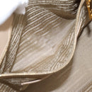 PRADA Galleria Hand Bag Saffiano 2way Beige Gold Auth 204152A-26