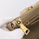PRADA Galleria Hand Bag Saffiano 2way Beige Gold Auth 204152A-29