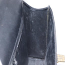 Christian Dior Hand Bag Leather 2way Black Gold Auth 204155-22