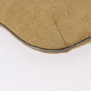 GUCCI GG Canvas Shoulder Bag Beige Gold 005 0813 Auth 204158-13