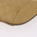 GUCCI GG Canvas Shoulder Bag Beige Gold 005 0813 Auth 204158-14
