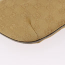 GUCCI GG Canvas Shoulder Bag Beige Gold 005 0813 Auth 204158-15