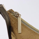 GUCCI GG Canvas Shoulder Bag Beige Gold 005 0813 Auth 204158-17