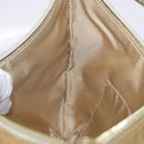 GUCCI GG Canvas Shoulder Bag Beige Gold 005 0813 Auth 204158-21