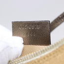 GUCCI GG Canvas Shoulder Bag Beige Gold 005 0813 Auth 204158-23