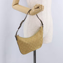 GUCCI GG Canvas Shoulder Bag Beige Gold 005 0813 Auth 204158-24