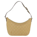GUCCI GG Canvas Shoulder Bag Beige Gold 005 0813 Auth 204158-3