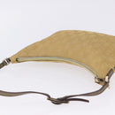 GUCCI GG Canvas Shoulder Bag Beige Gold 005 0813 Auth 204158-6