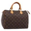 LOUIS VUITTON Monogram Speedy 30 Hand Bag M41526 LV Auth 204159V-1