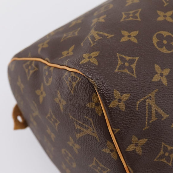 LOUIS VUITTON Monogram Speedy 30 Hand Bag M41526 LV Auth 204159V