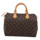 LOUIS VUITTON Monogram Speedy 30 Hand Bag M41526 LV Auth 204159V-3