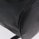Christian Dior Backpack Leather Black Gold Auth 204161A-15